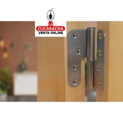 PERNIO ACERO INOX CANTO REDONDO REMATE PLANO MODELO 425.