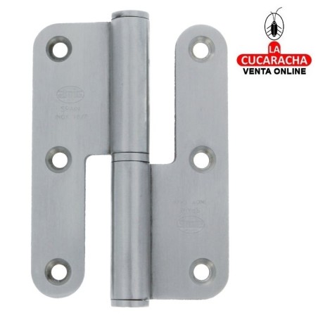 PERNIO ACERO INOXIDABLE CANTO REDONDO REMATE PLANO MODELO 421.