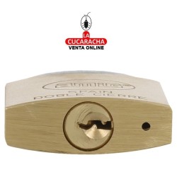 BLISTER Candado Laton Arco normal Acero Doble cierre MODELO 2.