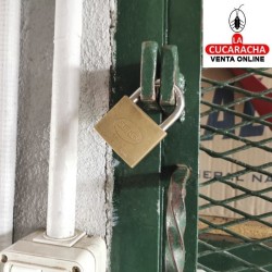 Candado Laton Arco normal Acero Llaves iguales Doble cierre MODELO 20.