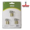 BLISTER 3-Candados Laton Arco normal Acero Llaves iguales MODELO 10.