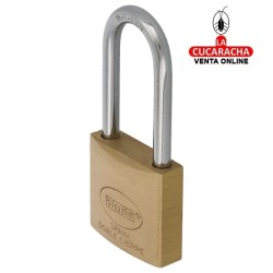 Candado Laton Arco Largo Acero Doble cierre MODELO 3.