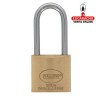 Candado Laton Arco Largo Acero Doble cierre Llaves iguales MODELO 30.