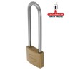 Candado Laton Arco Extra Largo Acero Doble cierre MODELO 3EL.
