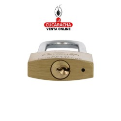 Candado Laton Arco Extra Largo Acero Doble cierre MODELO 3EL.