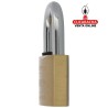 Candado Laton ALTA SEGURIDAD Arco normal Acero MODELO 150.