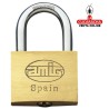 Candado Laton ALTA SEGURIDAD Arco normal Acero MODELO 120.