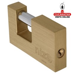 Candado Laton RECTANGULAR Arco Acero MODELO 200.
