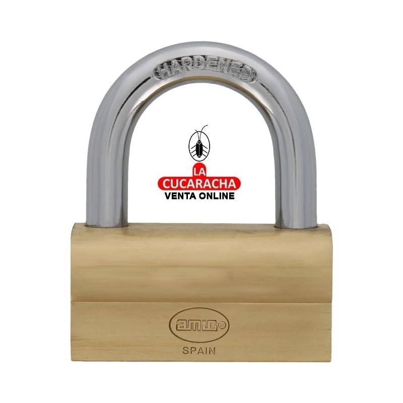 Candado Laton macizo Barra Acero MODELO 300.