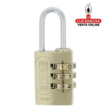 Candado COMBINACION DE LATON arco Acero MODELO 42.