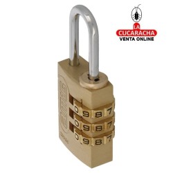 Candado COMBINACION DE LATON arco Acero MODELO 42.