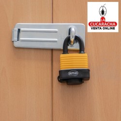 Candado Acero FUNDA TERMOPLASTICA HERMETICA arco Acero MODELO 51.