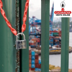 Candado Laton Niquelado arco normal Acero Inox Llaves iguales MODELO 600A.