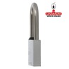 Candado Laton Niquelado arco largo Acero Inox Llaves iguales MODELO 610A.