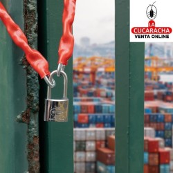 Candado Laton Niquelado arco largo Acero Inox Llaves iguales MODELO 610A.