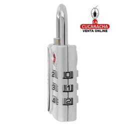 Candado COMBINACION ZAMAK MALETAS AEROPUERTO MODELO 81TSA.