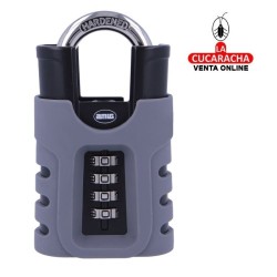 Candado COMBINACION ZINC Arco protegido de Acero MODELO 90AP FORTE.