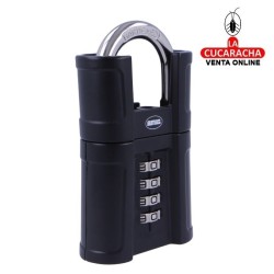 Candado COMBINACION ZINC Arco protegido de Acero MODELO 90AP FORTE.