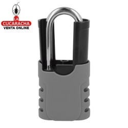 Candado COMBINACION ZINC Arco Largo protegido de Acero MODELO 90AL A.P. FORTE.