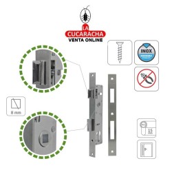 AMIG-CERRADURA EMBUTIR CARPINTERIA METALICA MODELO 720E.