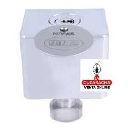 CERRADURA LATON PUERTAS ENROLLABLES LLAVE PUNTOS MODELO 670A.