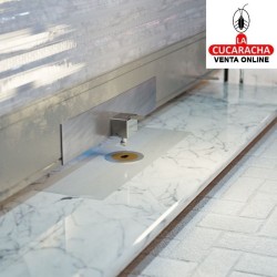 CERRADURA LATON PUERTAS ENROLLABLES LLAVE PUNTOS MODELO 670A.