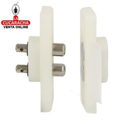 CONTACTO CONECTOR PUERTAS CON DOS BORNES MODELO 2P.