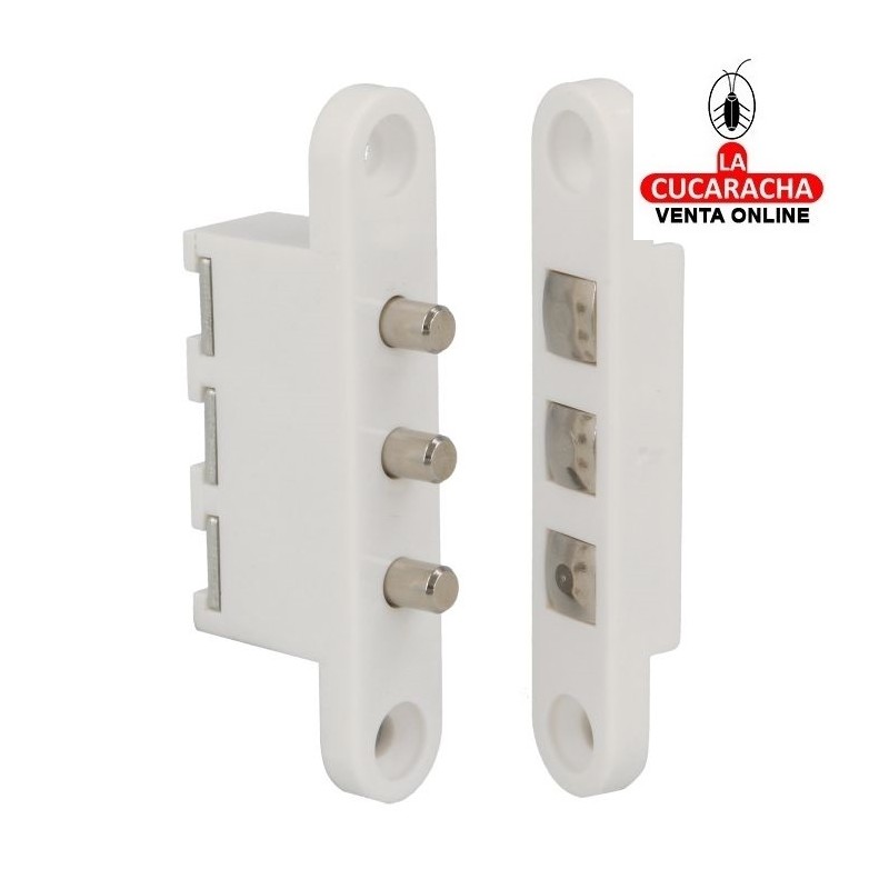 CONTACTO CONECTOR PUERTAS CON TRES BORNES MODELO 3P.