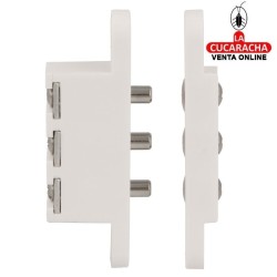 CONTACTO CONECTOR PUERTAS CON TRES BORNES MODELO 3P.
