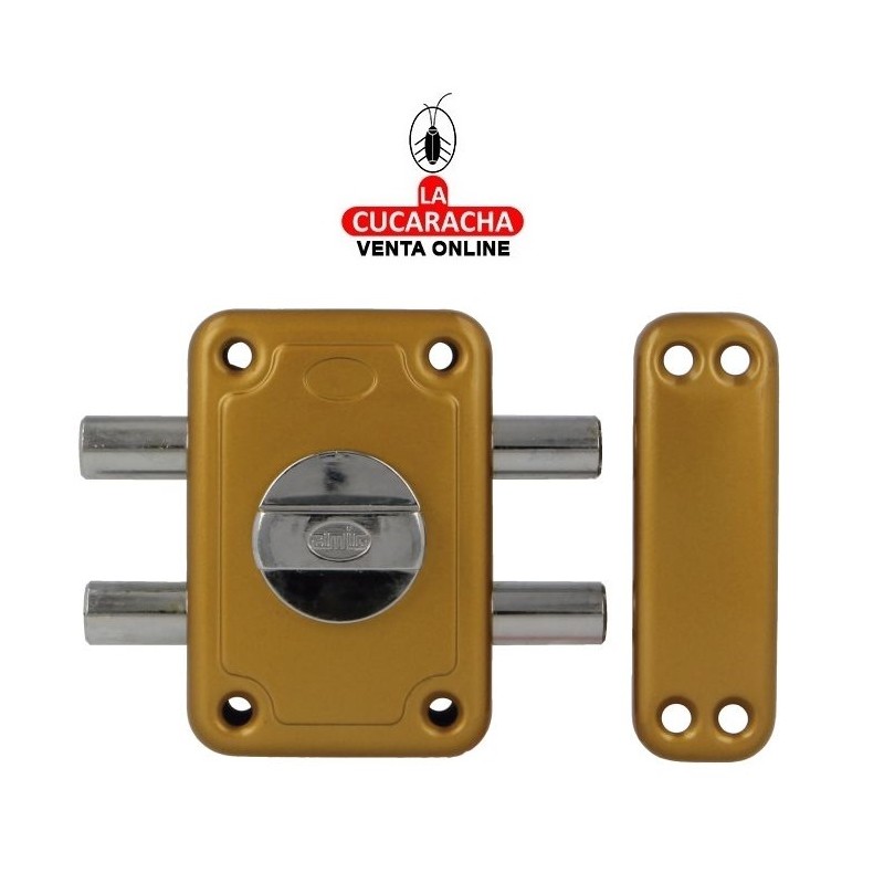 CERRADURA SOBREPONER PUERTAS MADERA LLAVES PUNTO MODELO 82.