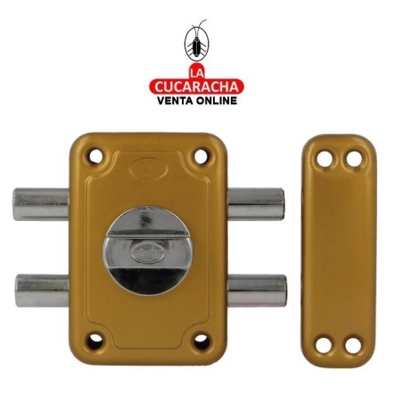 CERRADURA SOBREPONER PUERTAS MADERA LLAVES PUNTO MODELO 82.