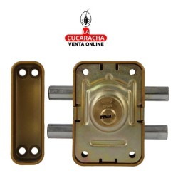 CERRADURA SOBREPONER PUERTAS MADERA LLAVES PUNTO MODELO 82.