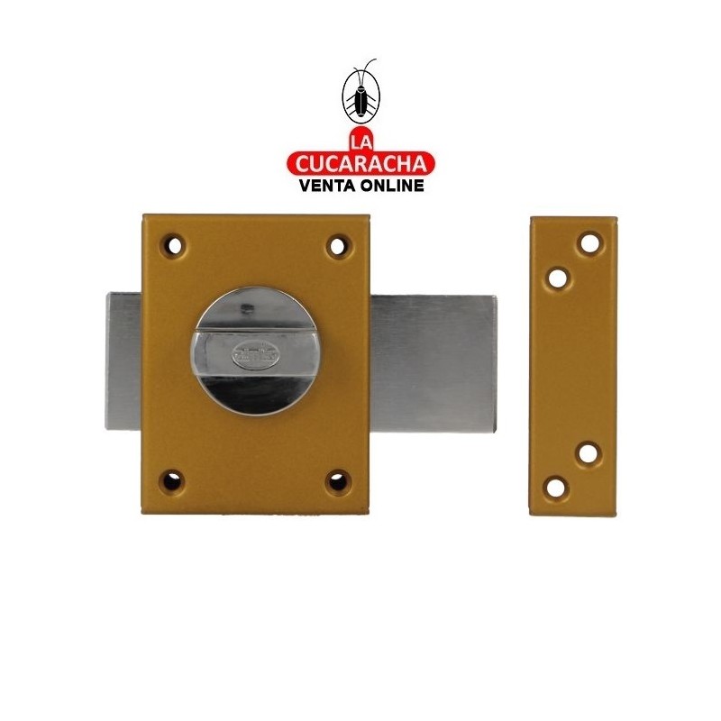 CERRADURA SOBREPONER PUERTAS MADERA LLAVES PUNTO MODELO 85.