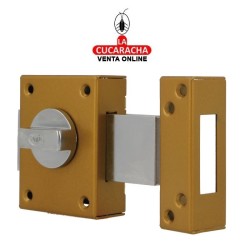 CERRADURA SOBREPONER PUERTAS MADERA LLAVES PUNTO MODELO 85.