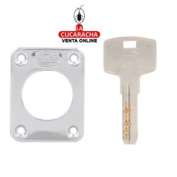 CERRADURA SOBREPONER PUERTAS MADERA LLAVES PUNTO MODELO 72-EI.