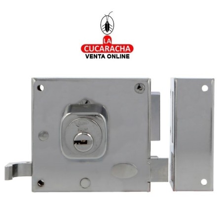 BLISTER CERRADURA SOBREPONER PUERTAS MADERA LLAVES PUNTO MODELO 72.