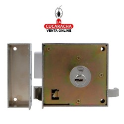 BLISTER CERRADURA SOBREPONER PUERTAS MADERA LLAVES PUNTO MODELO 72.