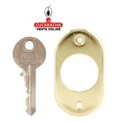 CERRADURA SOBREPONER PUERTAS MADERA LLAVES SERRETA MODELO 72U.