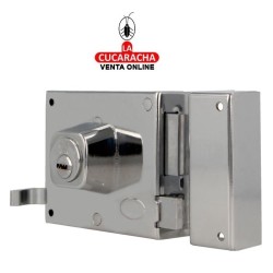 BLISTER CERRADURA SOBREPONER PUERTAS MADERA CILINDRO EUROPERFIL MODELO 73.