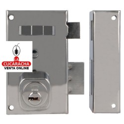 Cerradura sobreponer PUERTAS MADERA LLAVES PUNTO Modelo 75.