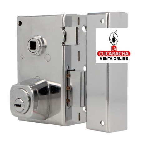 BLISTER Cerradura sobreponer PUERTAS DE MADERA LLAVES DE PUNTO Modelo 75n.