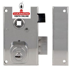 BLISTER Cerradura sobreponer PUERTAS DE MADERA LLAVES DE PUNTO Modelo 75n.