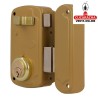 CERRADURA SOBREPONER PUERTAS MADERA CILINDRO Y LLAVES SERRETA MODELO 75U.