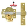 BLISTER CERROJO SOBREPONER Y CILINDRO 50MM ALTA SEGURIDAD MODELO 4PLUS.
