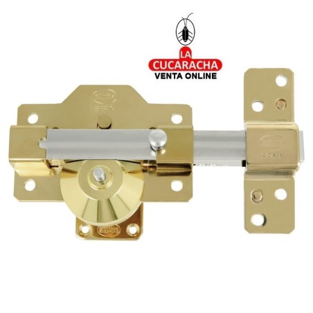 BLISTER CERROJO SOBREPONER Y CILINDRO 60MM ALTA SEGURIDAD MODELO 8PLUS.