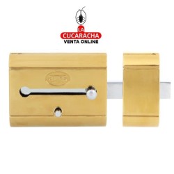 CERROJO SOBREPONER Y CILINDRO 50MM ALTA SEGURIDAD MODELO 15PLUS.