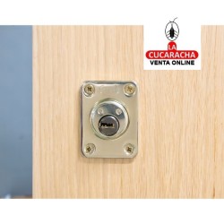 CERROJO SOBREPONER Y CILINDRO 50MM ALTA SEGURIDAD MODELO 15PLUS.