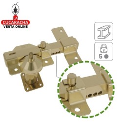 KIT CERROJO SOBREPONER Y CILINDRO MODELO 1.