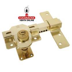 CERROJO SOBREPONER CILINDRO EUROPERFIL SEGURIDAD MODELO 4E.