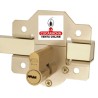 CERROJO SOBREPONER CILINDRO EUROPERFIL SEGURIDAD MODELO 4E.
